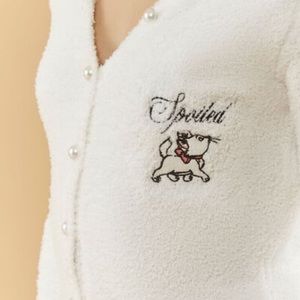 Disney Marie Sweater-Knit Pajama Romper